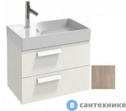картинка Тумба под раковину Jacob Delafon RYTHMIK EB1300-E10 квебекский дуб (59,5х36х42,4)