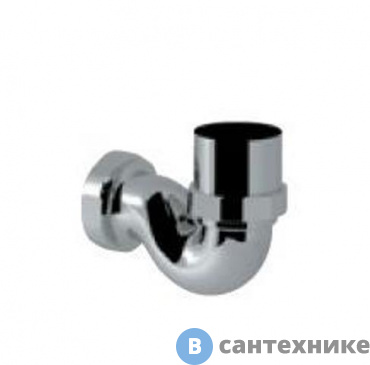 картинка Сифон AZZURRA для биде подвесного, хром (SF/R cr)