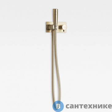 картинка Смеситель Armani Roca Island встраиваемый с гигиеническим душем и шлангом 800 мм, greige (7.5258.8.24V.C), без внутренней части