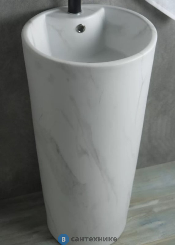 Раковина GID-ceramic Nb131ws напольная (400х400)