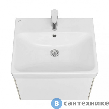 картинка Тумба под раковину Акватон Асти 55 белый/ясень шимо (1A263101AXD70)