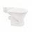 Чаша без бачка Santek АЛЬКОР 1.WH30.1.859 косой выпуск, без сиденья (белый)