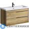 картинка Тумба под раковину Aqwella FARGO 101 FRG0110DB (подвесная, дуб балтийский)