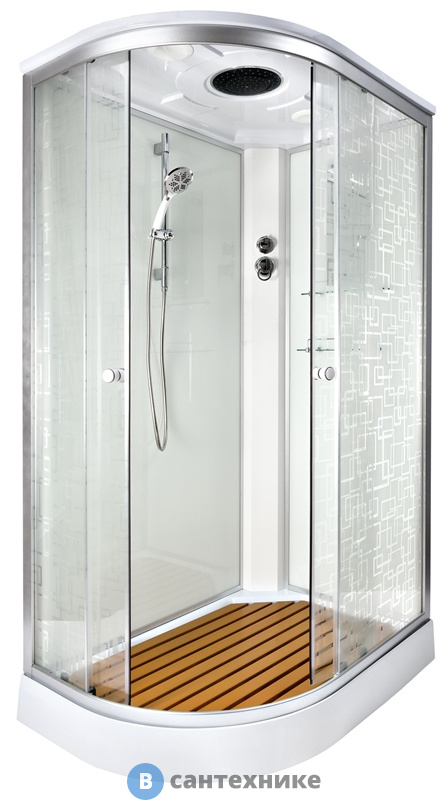 Душевая кабина Deto ЕМ1512 R стандартная (1200*800*2200)