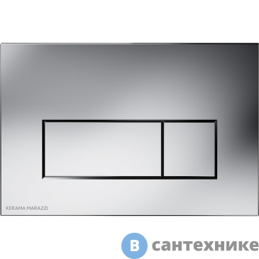 картинка Клавиша смыва KERAMA MARAZZI M571KM для скрытых систем инсталляции, xром-глянец