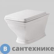 Унитаз Artceram CIVITAS подвесной 36х54 см, с крепеж. белый (CIV001 01 00), без сиденья