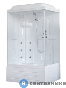 картинка Душевая кабина Royal Bath RB 8120BP2-T L 1200x800x2170 (прозрачное)