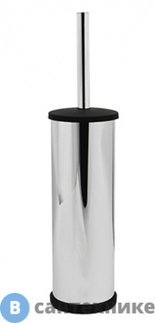 картинка Щетка для унитаза WasserKRAFT K-1137 напольная металл, хромоникелевое покрытие, ABS - пластик