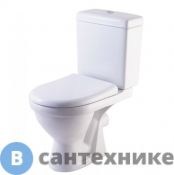 Унитаз-компакт ROSA Неро Люкс белый  н/п под кн/арм (бачок,+ 2ур.арм.Oliveira, дюро.сид.,микролифт)