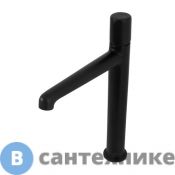 Смеситель BelBagno UNO UNO-LMC-NERO-W0 для накладных раковин без донного клапана, чёрный