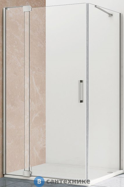 Душевой уголок Vincea Extra VSR-1E901010CL, 900/1000*1000, хром, стекло прозрачное, без поддона